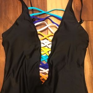 Size large swim suit